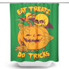Eat Tricks, Do Treats - Shower Curtain