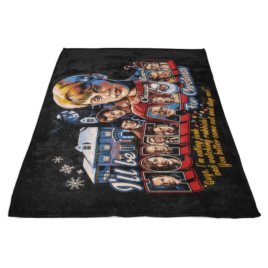 Eating Junk and Watching Rubbish - Fleece Blanket