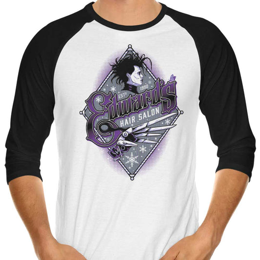 Edwards Hair Salon - 3/4 Sleeve Raglan T-Shirt