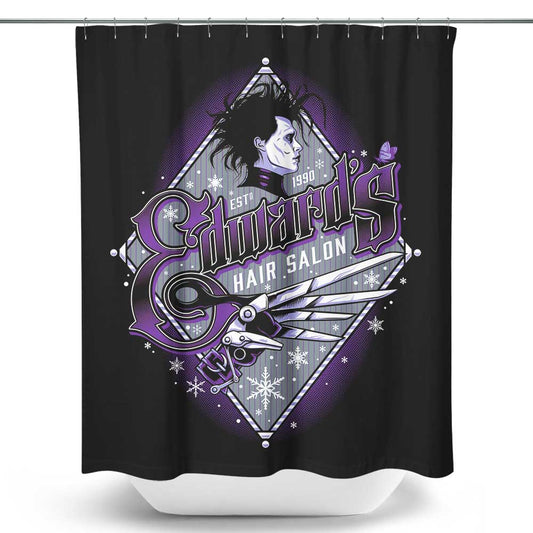 Edwards Hair Salon - Shower Curtain