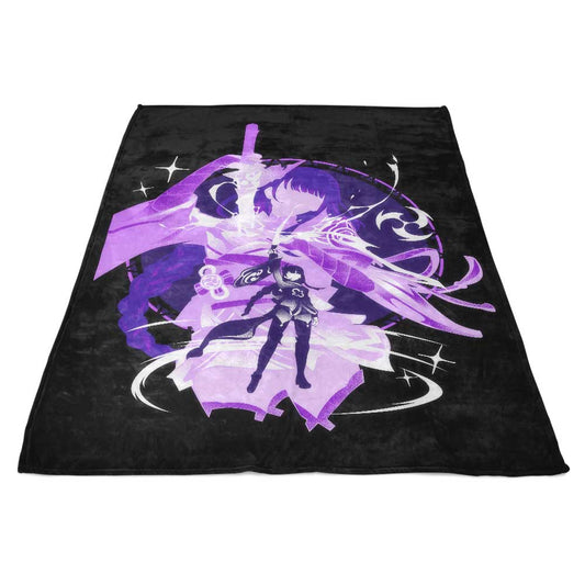Electro Raiden Shogun - Fleece Blanket