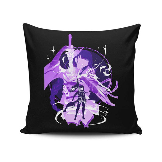 Electro Raiden Shogun - Throw Pillow