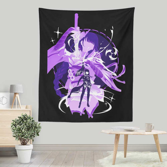 Electro Raiden Shogun - Wall Tapestry