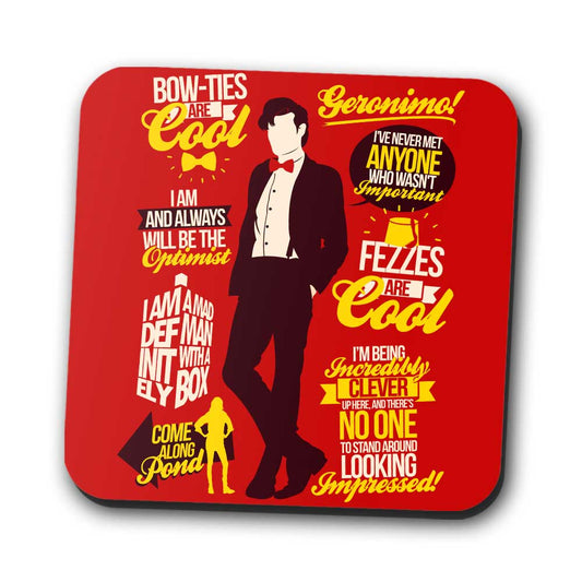 Eleventh Doctor Quotes - Coasters