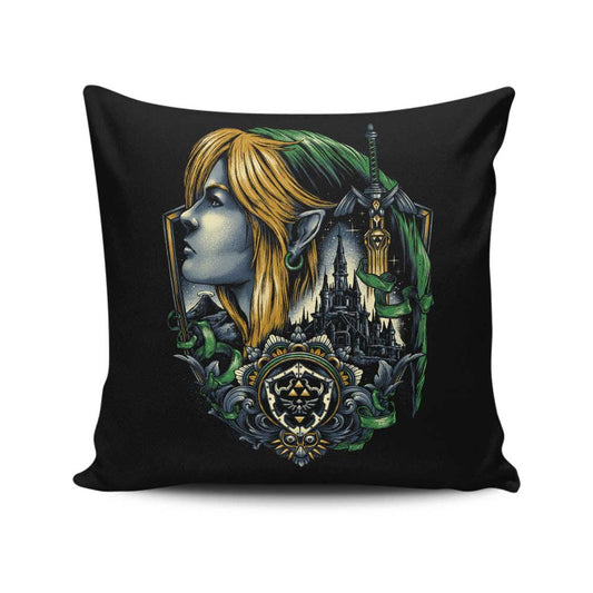 Emblem of the Legend - Throw Pillow