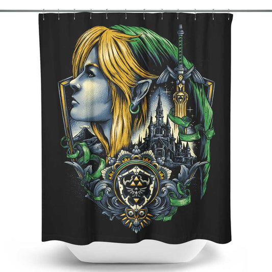 Emblem of the Legend - Shower Curtain