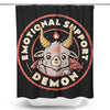 Emotional Support Demon - Shower Curtain