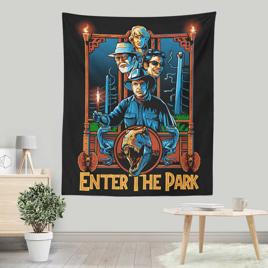 Enter the Park - Wall Tapestry