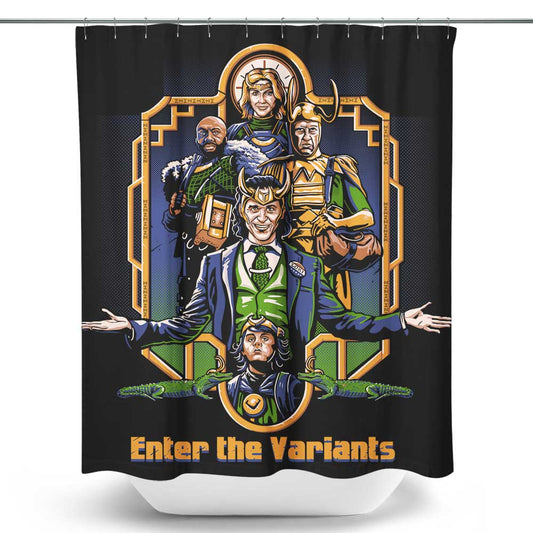 Enter the Variants - Shower Curtain