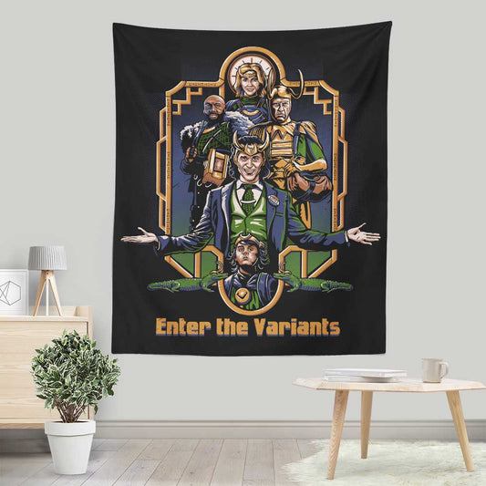 Enter the Variants - Wall Tapestry