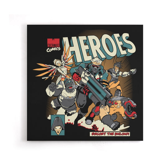 Escort the Payload - Canvas Print