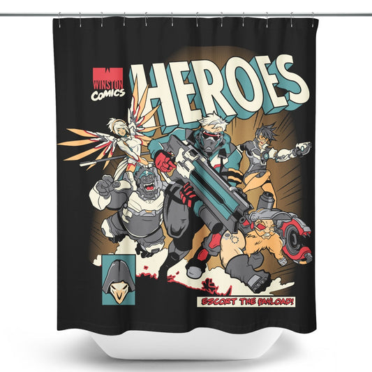 Escort the Payload - Shower Curtain