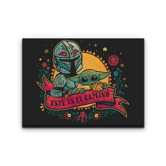 Estes Es El Camino - Canvas Print