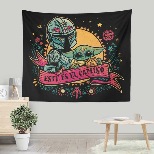 Estes Es El Camino - Wall Tapestry
