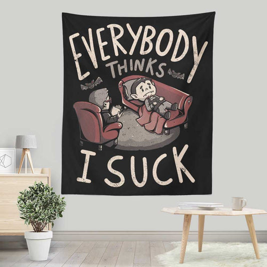 Everybody Thinks I Suck - Wall Tapestry