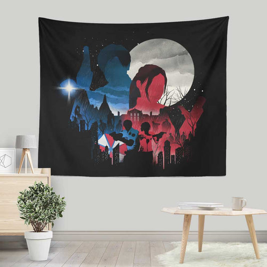Evil Silhouette - Wall Tapestry