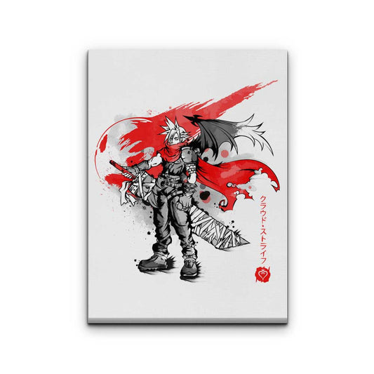 Ex-Soldier Kingdom Sumi-e - Canvas Print