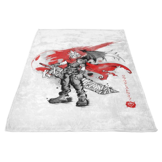 Ex-Soldier Kingdom Sumi-e - Fleece Blanket