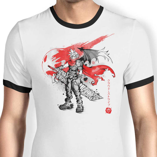 Ex-Soldier Kingdom Sumi-e - Ringer T-Shirt