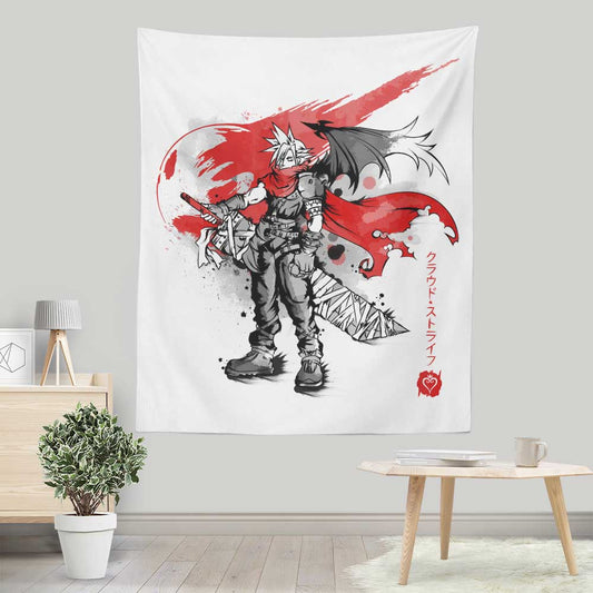 Ex-Soldier Kingdom Sumi-e - Wall Tapestry