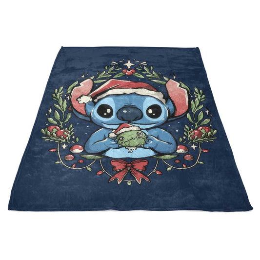 Experimental Christmas - Fleece Blanket