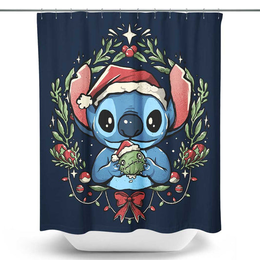 Experimental Christmas - Shower Curtain