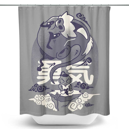 Facing the Challenge - Shower Curtain