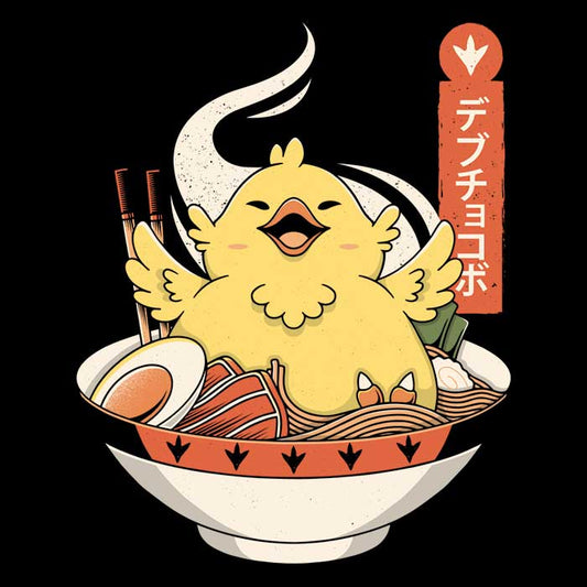 Fat Chocobo Ramen - Canvas Print