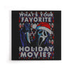 Favorite Holiday Sweater - Canvas Print