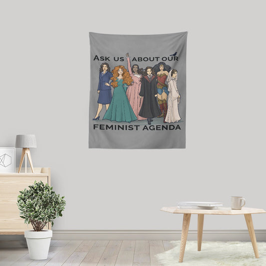 Feminist Agenda - Wall Tapestry