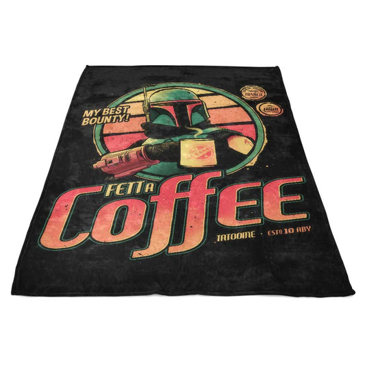 Fett A Coffee - Fleece Blanket
