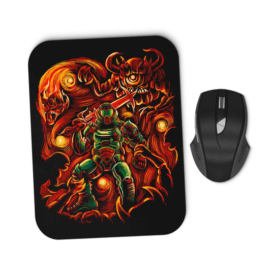 Fiery Night - Mousepad