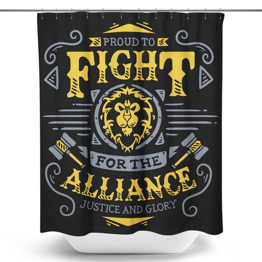 Fight for the Alliance - Shower Curtain