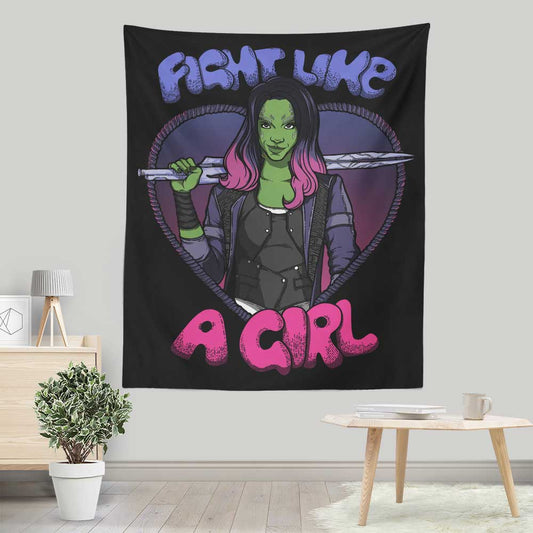 Fight Like a Guardian - Wall Tapestry