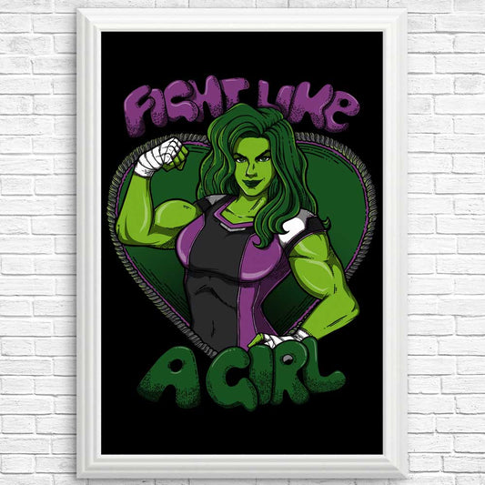 Fight Like a Hulk - Posters & Prints