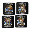 Fighter at Your Service - Coasters