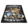 Fighter at Your Service - Fleece Blanket