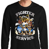 Fighter at Your Service - Long Sleeve T-Shirt
