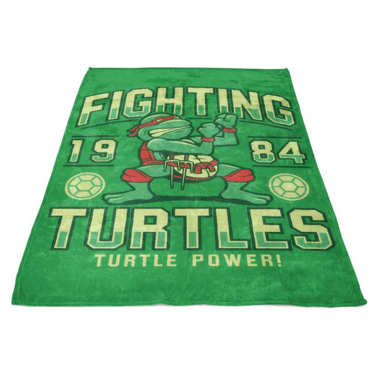 Fighting Turtles - Fleece Blanket