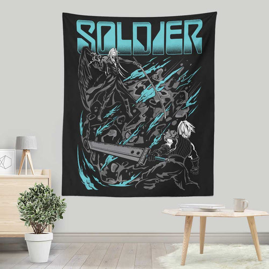 Final Soldier - Wall Tapestry