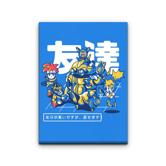 Finding a Friend - Canvas Print