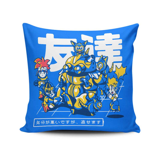 Finding a Friend - Throw Pillow