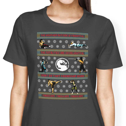 Finish Him Sweater - Women's Apparel