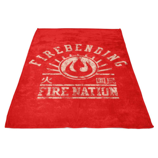 Fire and Power - Fleece Blanket