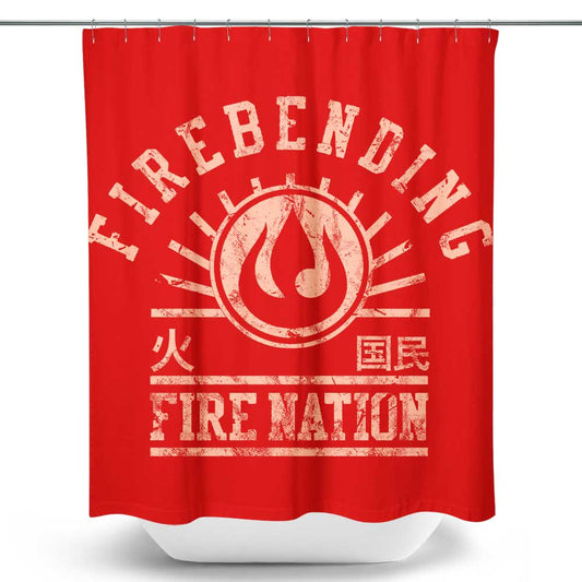 Fire and Power - Shower Curtain