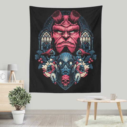 Fire and Water - Wall Tapestry