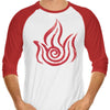 Fire - 3/4 Sleeve Raglan T-Shirt