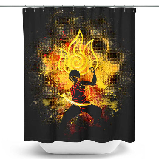 Fire Bender Art - Shower Curtain