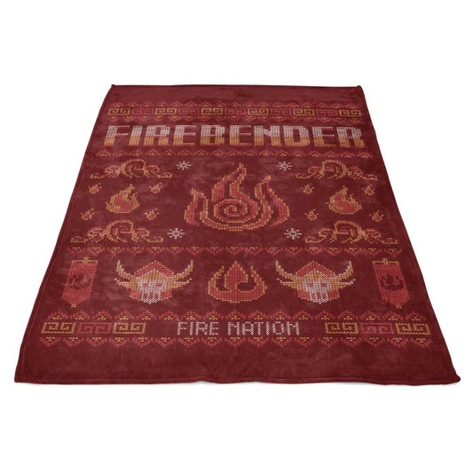 Fire Nation's Sweater - Fleece Blanket