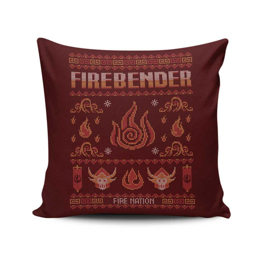 Fire Nation's Sweater - Throw Pillow
